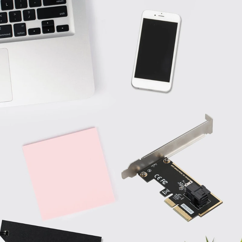 PCIe 4X/8X SFF 8643 2 포트 u.2 SSD 어댑터 확장 카드 Pci-e 변환기 P8DC