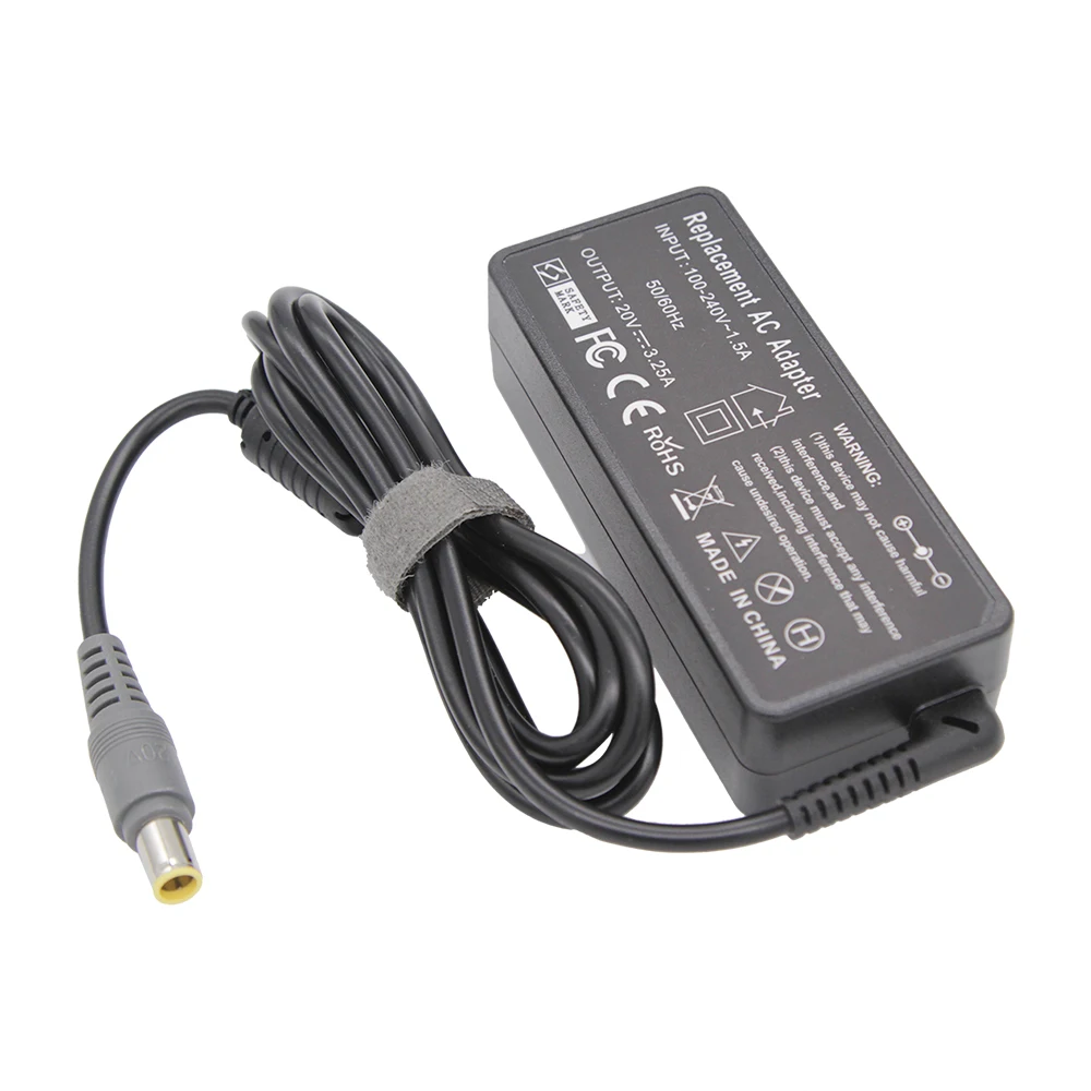 Adaptador ac Laptop para Lenovo Carregador Pin 20v 3.25a 65w 7.9x5.5 mm Lenovo C100 C200 N200 X200 X300 R400 R500 T410 T510 V100 V200 - Imagem 4