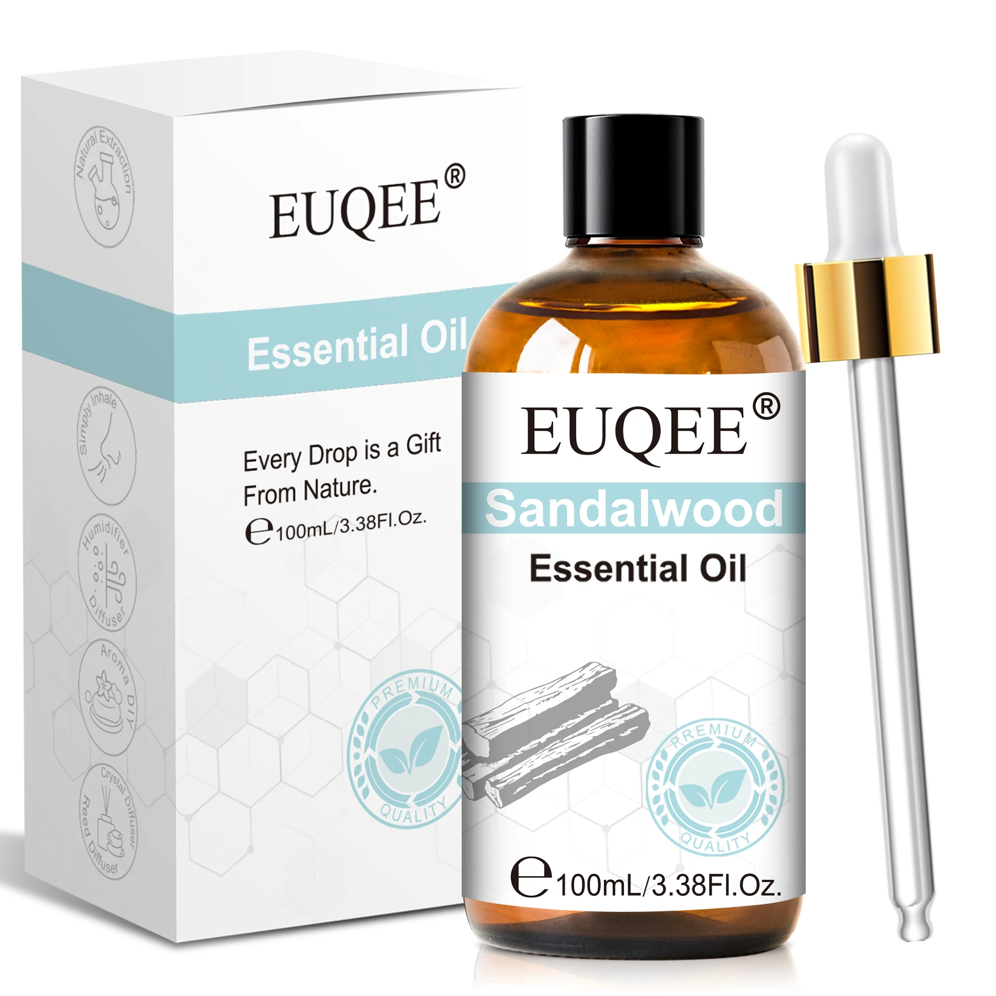 Lavender Vanilla Essence Oil - Premium 100ml Fragrance Blend with Dropper