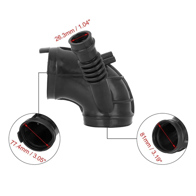 New 13541440102 Engine Intake Tube Air Inlet Hose Elbow Boot Throttle Housing For BMW E53 X5 3.0I 01-06