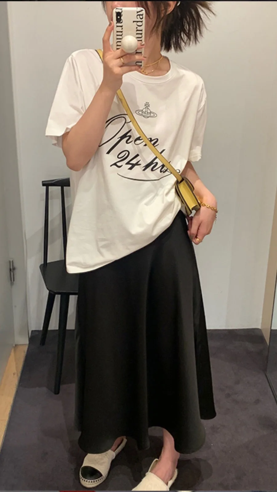 Summer Maternity Satin Skirt Side Split Fashion Pregnant Woman Belly Skirts Solid Color Long Loose Pregnancy Empired Skirt