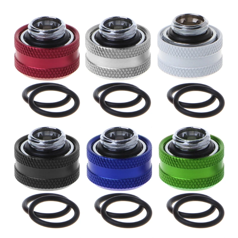

G1/4" Quick Tighten Compression Fitting for Hard Tube Connector 14mm 1PC