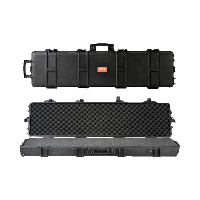 Portable Waterproof Rifle Hard Case with Wheels