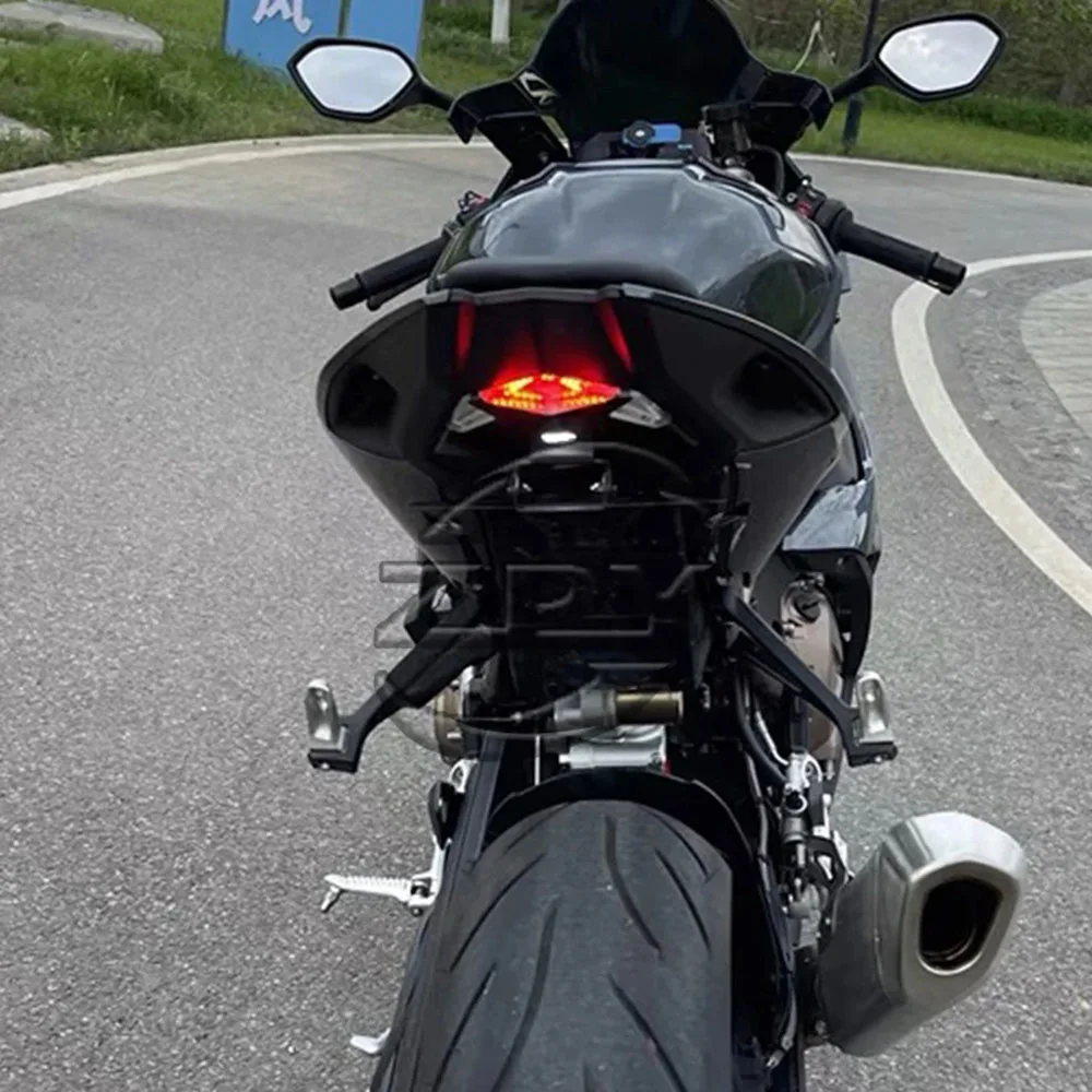 

License Plate Holder Motorcycle Tail Tidy For BMW S1000RR M1000RR 2020-2023 S1000R 2021-2023 adjustable Short number plate holde