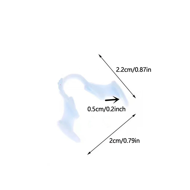 Silicone Anti Snoring Nasal Dilator Improve Sleep Silicone Nose Clip Sleeping Aid Prevention  Gadget Anti-Snoring Devices Help B