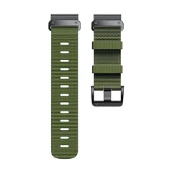 Braided Nylon Watch Strap - Versatile and Durable 22mm/26mm Wristband - 1PCS QuickFit 22mm (Army green)