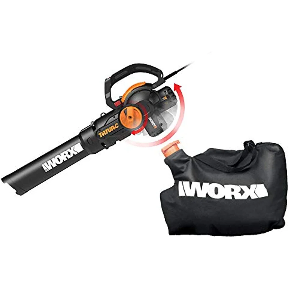 WORX 12 Amp TRIVAC 3-in-1 Electric Leaf Blower/Mulcher/Yard Vacuum - WG512  - AliExpress