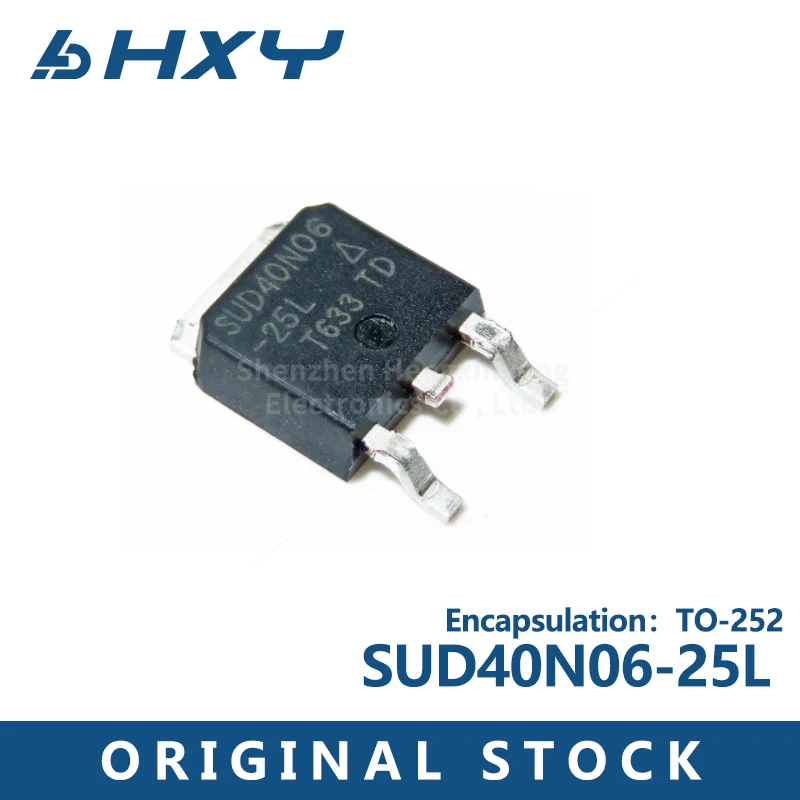 SUD40N06-25L MOSFET Transistor - 10 Stück TO-252