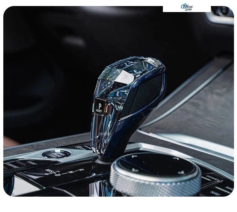 For BMW New 3/2/4 Series G20 G22 Car Gear Shift Knob Z4 X3 X4 G01 G02 Car Gear Shift Knob Handlebar Trim Cover Car Accessories