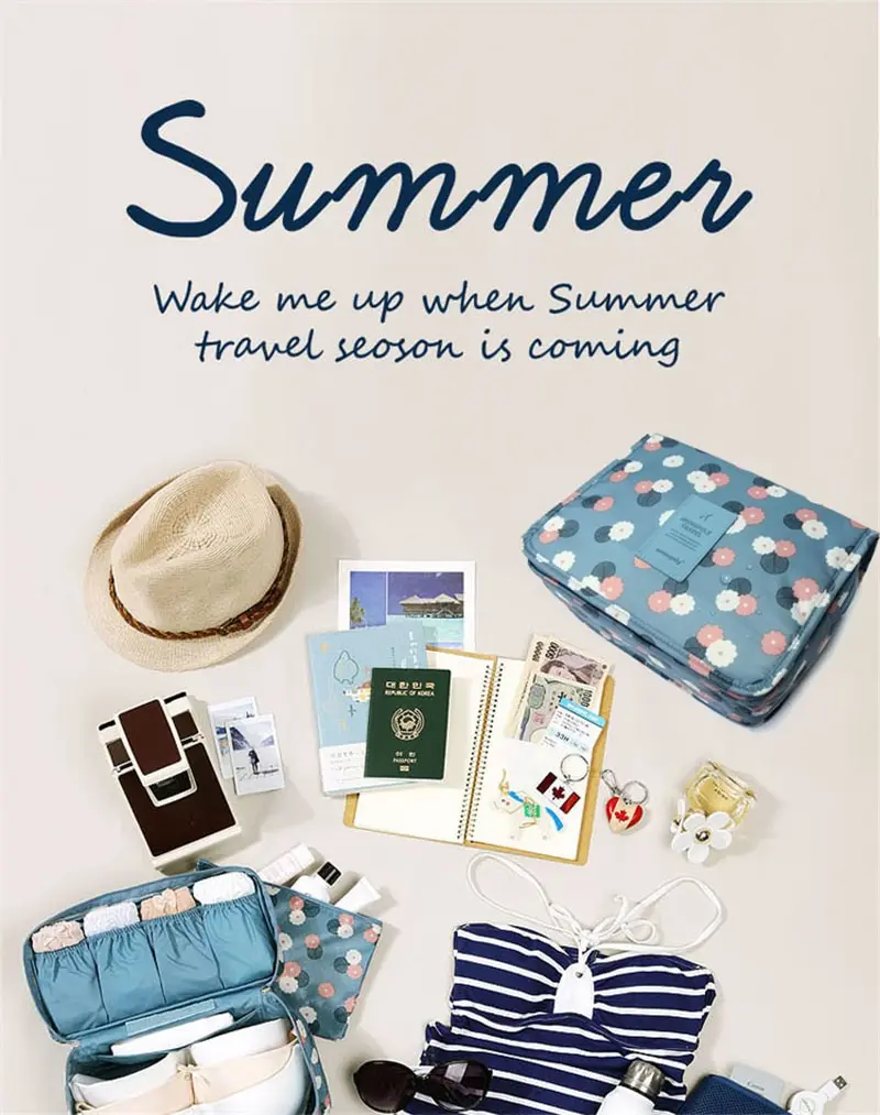 S3f3df9c67f374b0780dd15c884dfceafQ Cosmetic Bag Women Travel Pouch Waterproof Toiletries Beauty Organizer Ladies Bathroom Neceser Makeup Storage Bag With Hook Mallzona