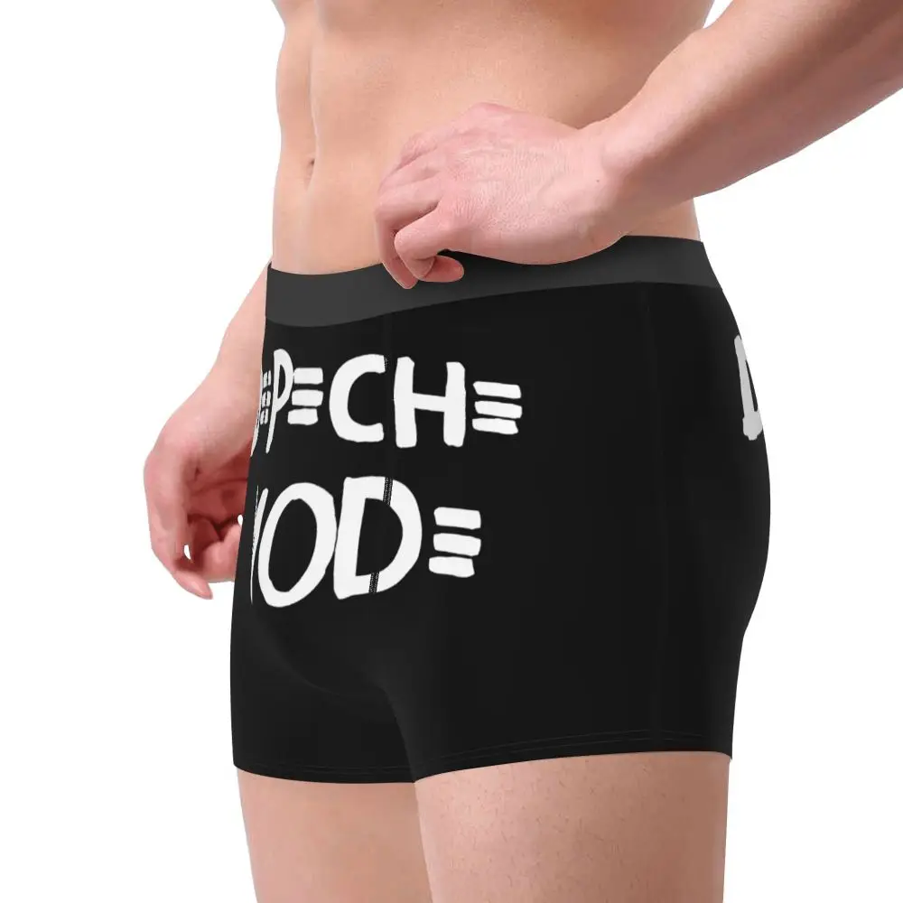 Custom Electronic Rock Depeche Cool Mode Boxers Shorts Men Briefs Underwear Cool Underpants