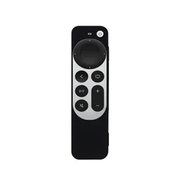 Premium Silicone Protective Case for TV Remote - Shockproof, Waterproof & Dustproof (Black)