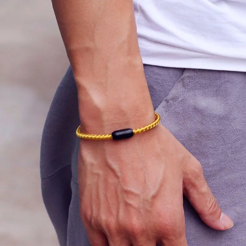 Stainless Steel Magnetic Clasp Bracelet for Men