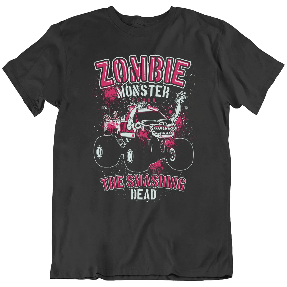 Zombie Monster Truck Bigfoot Monster Car Funny T Shirt Adult Kids Tee Gift Novità