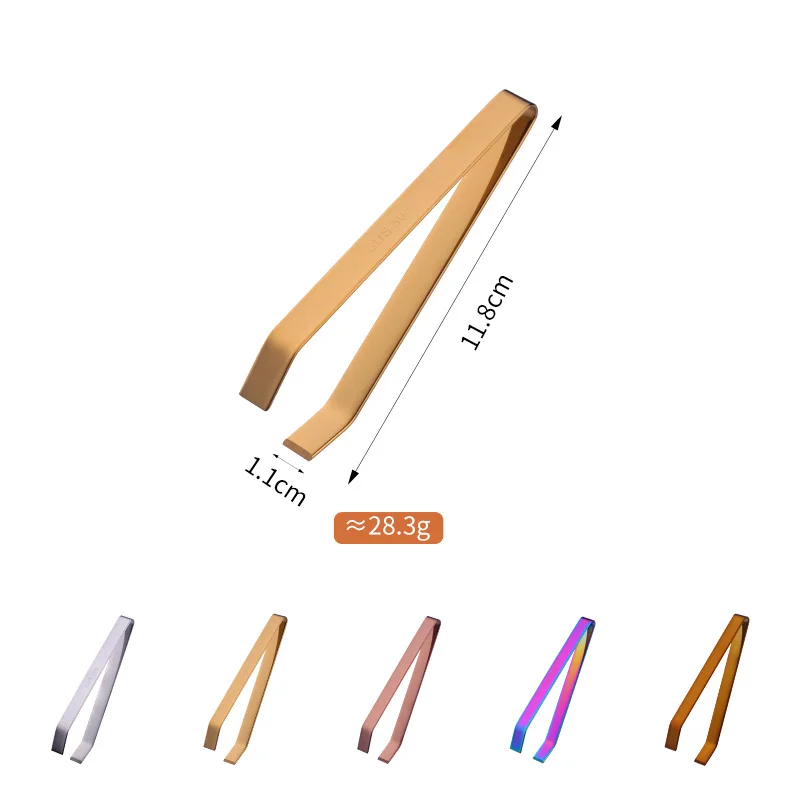 Fish Bone Tweezers Stainless Steel Flat Slant Tongs Pliers Hair Pliers Pin Bone Removal Seafood Removal Clip Kitchen Tool 2Pcs