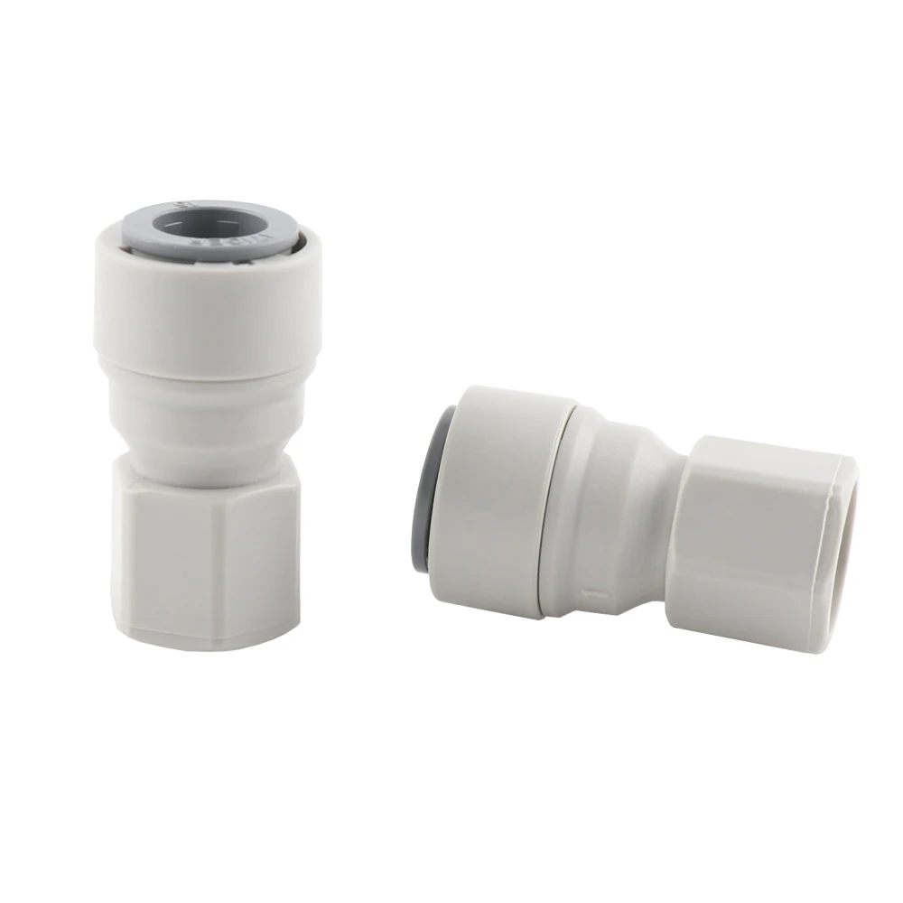 Beer Keg Connector Homebrew Fitting Water Pipe Fitting Plastic Speedfit 3/8" X 1/4" FFL Push-Fit Connectors for Homebrew Corny/Cornelius Keg