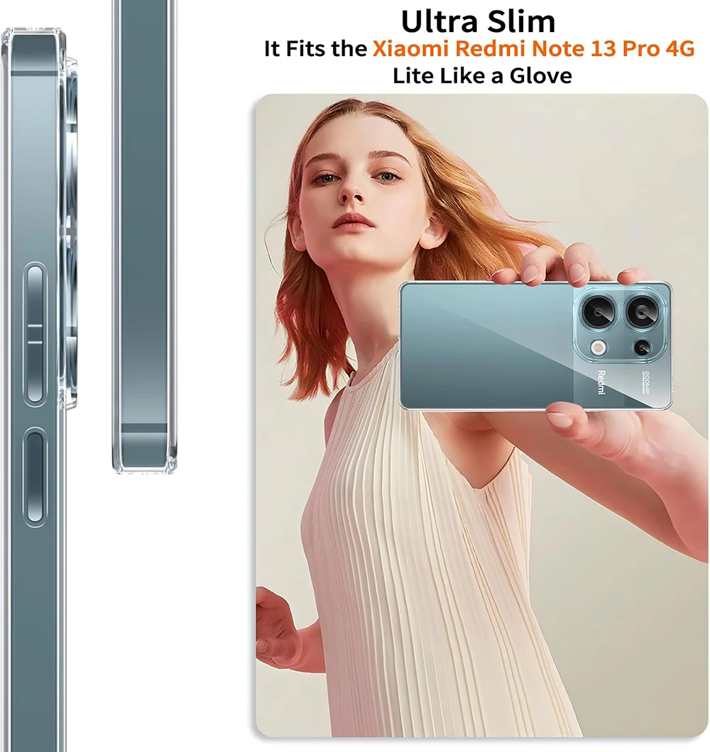 Ultra Thin Transparent Silicone Shockproof Phone Case