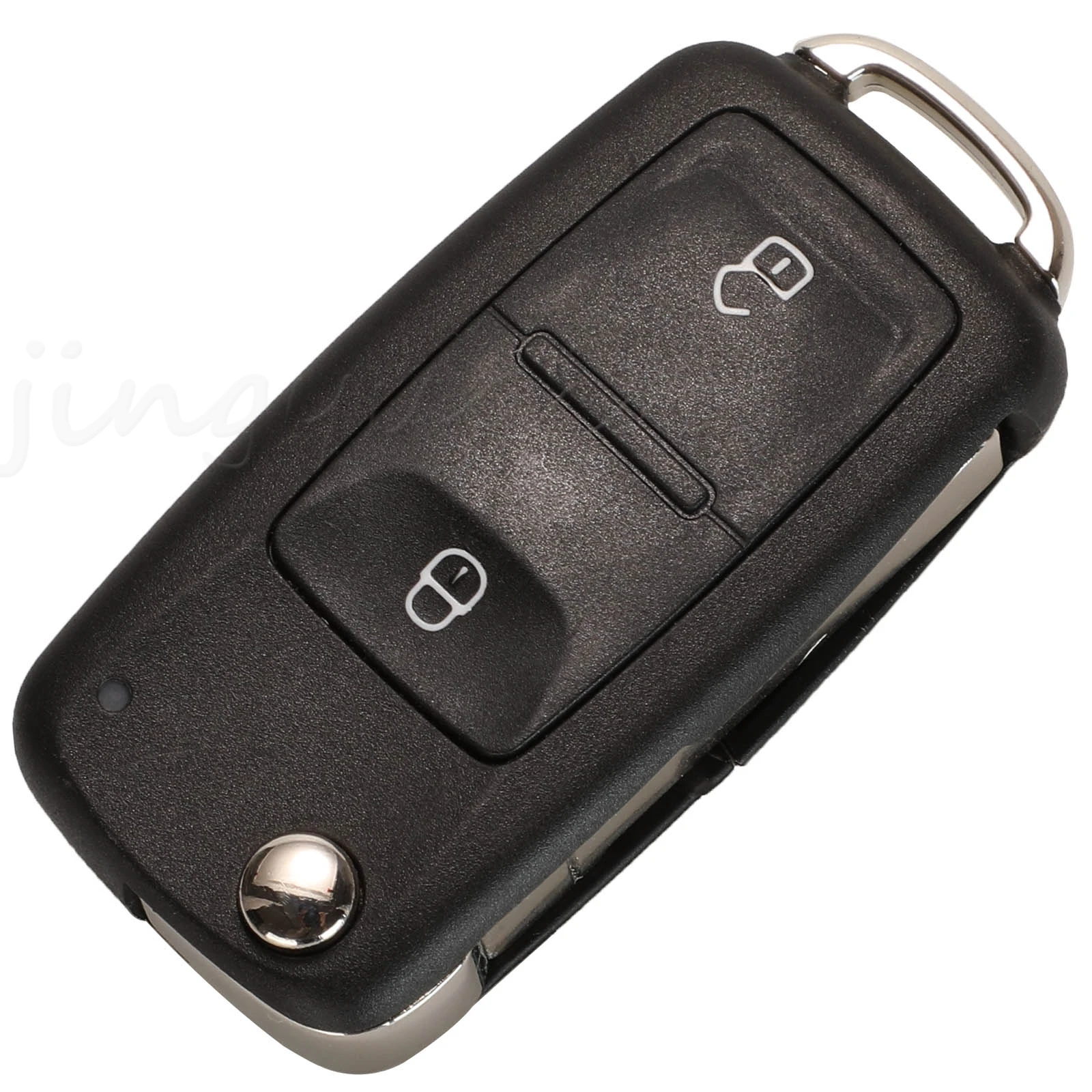 Car Remote Key jingyuqin 7E0837202AD 2BTN 434Mhz ID48 For VW Amarok Transporter Beetle Eos Seat Skoda Citigo 5K0 959753AB