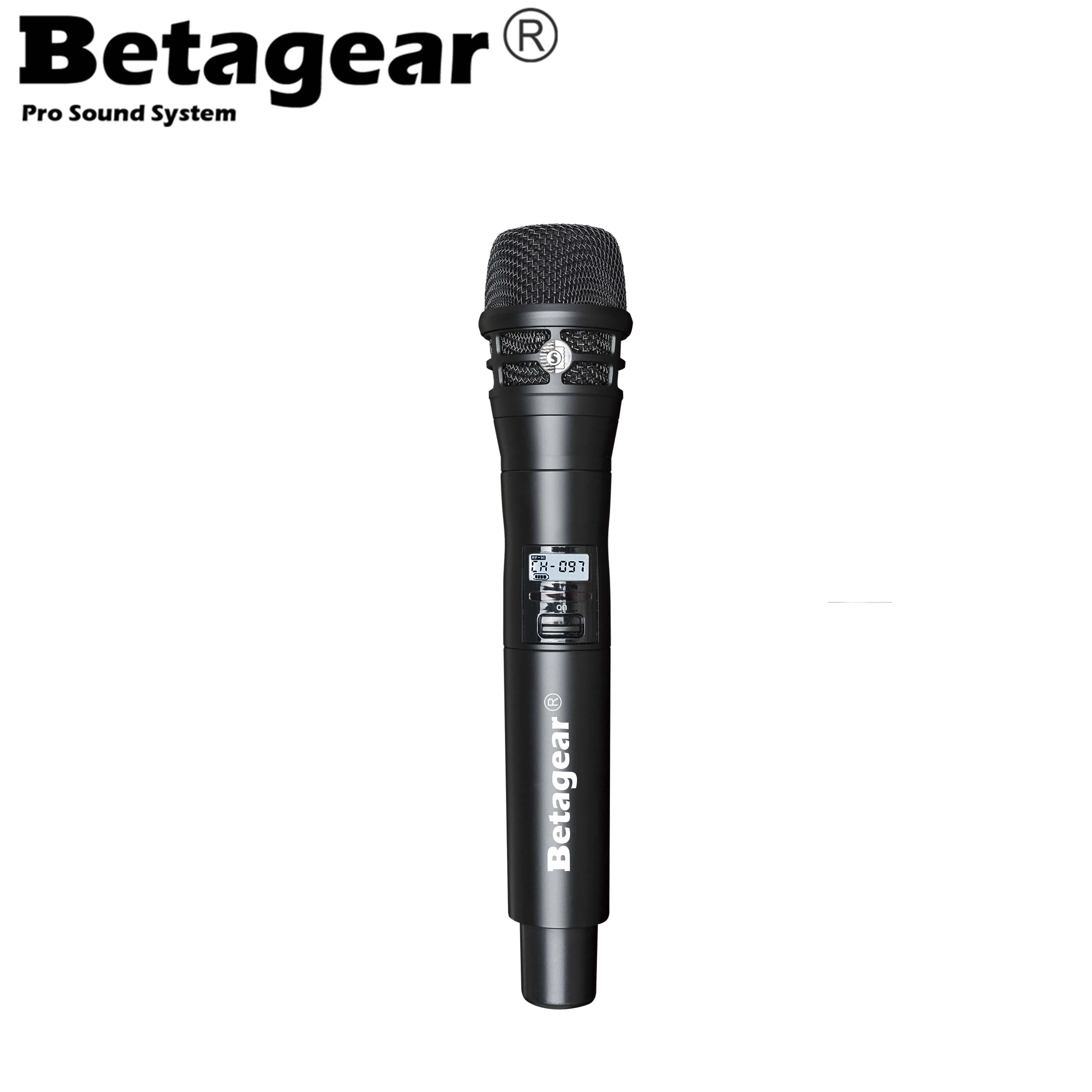 Betagear Digital Microphone Wireless System Micro 615-685Mhz Stage Mikrofon True Diversity Mic AD4D Dual Handheld Microfone bluetooth microphone Microphones