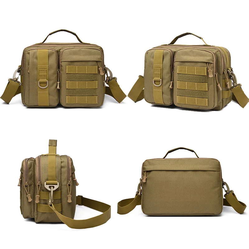 Nylon Tactical Shoulder Bag for Hiking Camping Travel