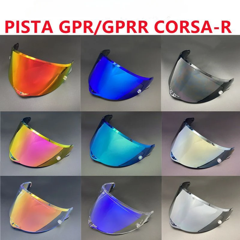 Visiere Per Agv Pista Lens Single Nail Pista Gpr/Gprr, Corsa-R Accessori Per Casco Completi Per Uso Diurno E Notturno
