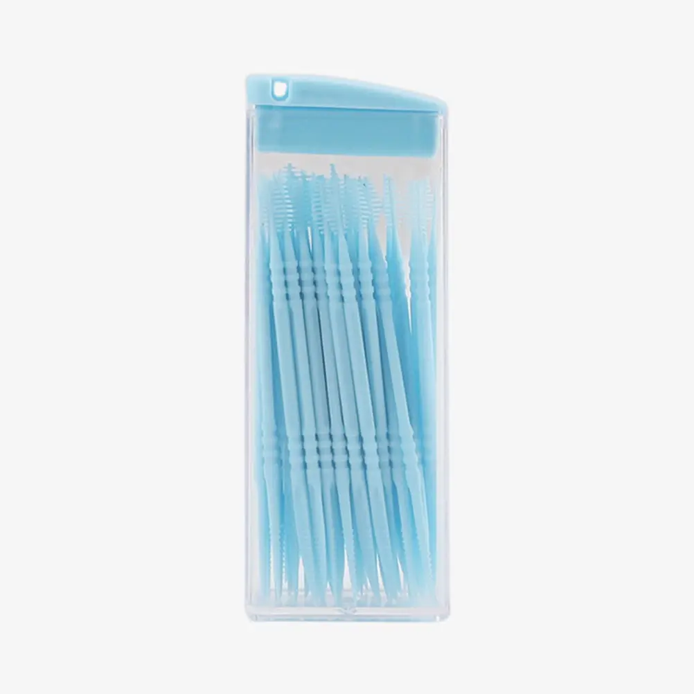 250Pcs 치과용 플라스틱 이쑤시개 컬러 미니 사이즈 치간 치아 스틱 구강 관리 치아 청소 도구 Fishbone
