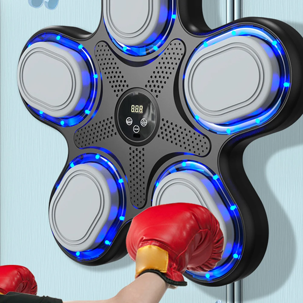Bluetooth Music Boxing Trainer for Adults and Kids - Rhythm and Decompression Wall Unit