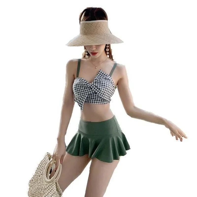 New Sexy Push Up Swimsuit Women Bikini 2024 Swimwear Brazilian Green Bikini Set Female Beach Bathing Suit Biquini Bathers X207