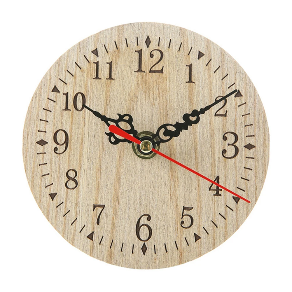 Versatile Placement Wall Clock Clock Classic Retro Decorative Hang Wall Clock Wooden Wall Clock For Decorative 2