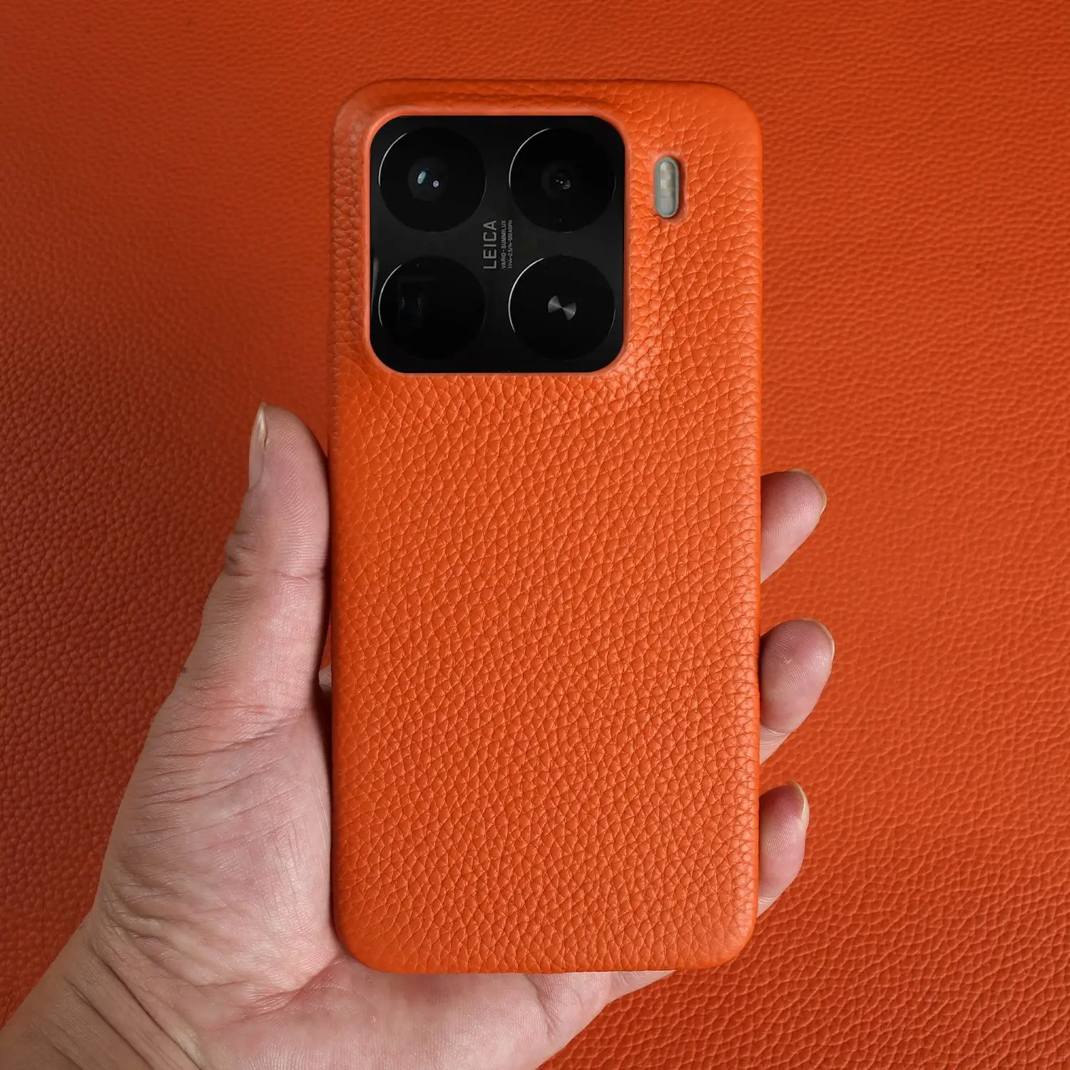 Magnetic Luxury Genuine Leather Wireless Charging Shockproof Case and Cover