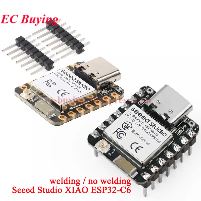 1 Stück-20 Stück Seeed Studio XIAO ESP32C6 ESP32 Seed ESP32-C6 WiFi 6 + Bluetooth Ble 5 Unterstützung Zigbee Matter Board Wi-Fi Wireless Modul