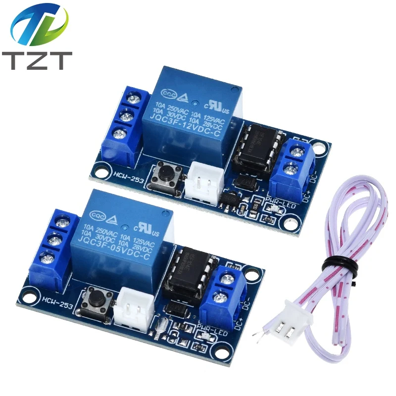 5V 12V Single Button Bistabiler Schalter Bi-stabiles Relaismodul Auto-Modifikationsschalter Ein-Knopf Start-Stopp Selbstsperre für Arduino