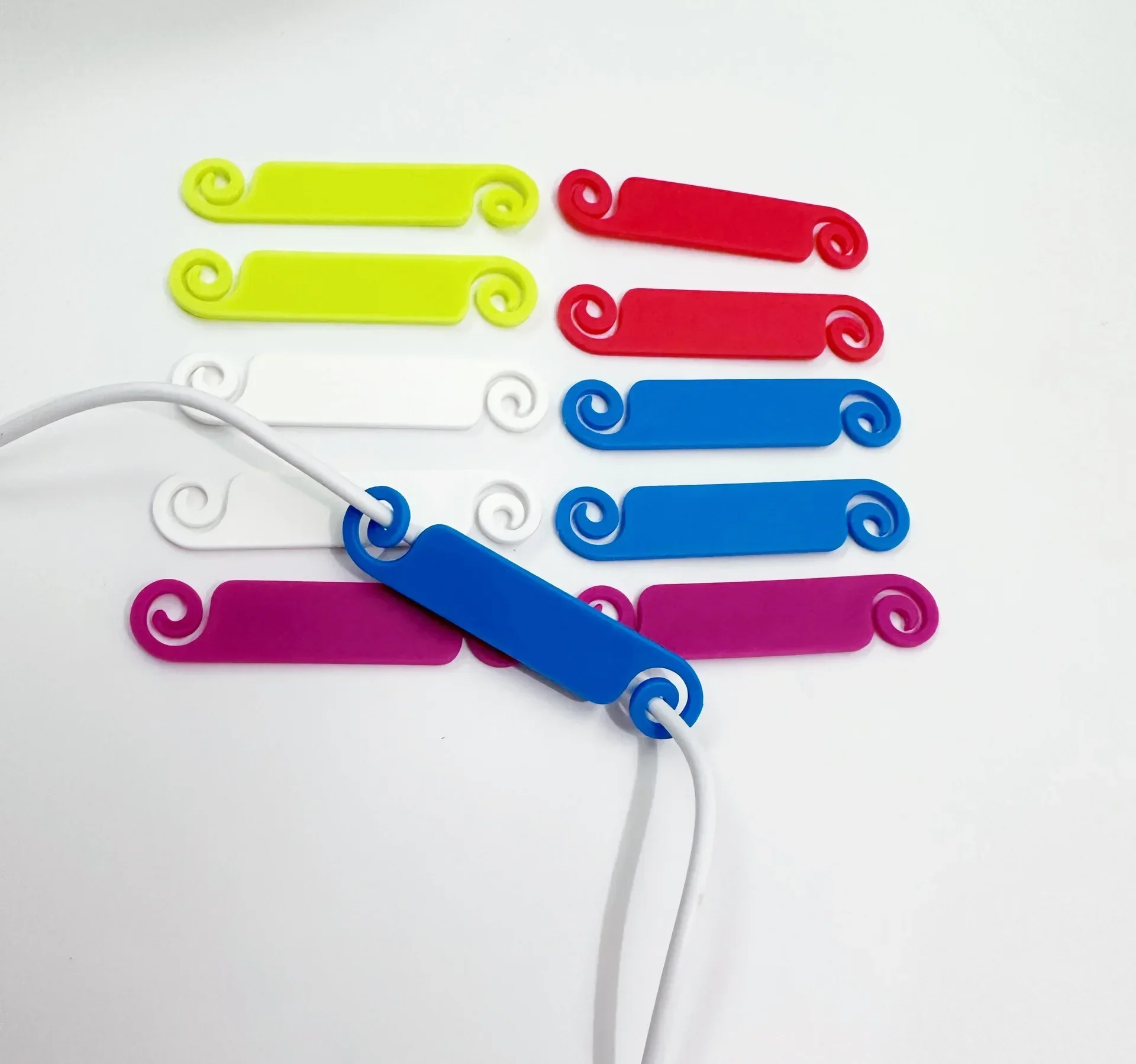 Description Picture 5 of itemCable Ties Wire Organizer and Cables Multicolor Labels Attaches Color Markers Storage Tie Organiser Plastic Wiring Accessories