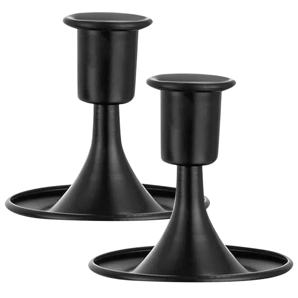 

European Style Metal Candle Holders Vintage Candlestick Taper Wedding Party Table Centerpiece Decoration