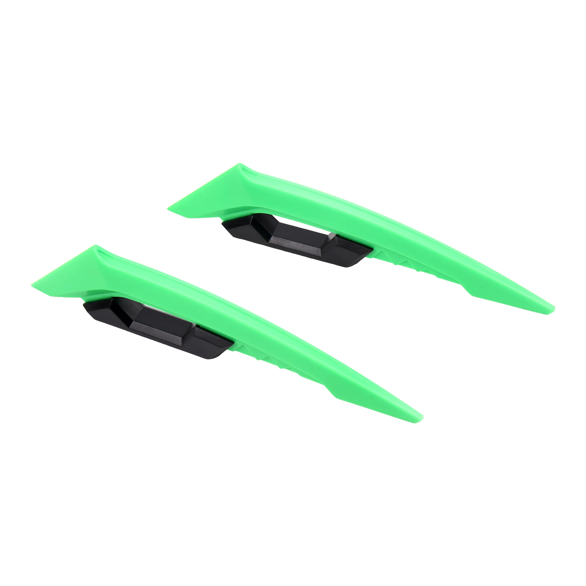 Aerodynamic Front Winglets with Adhesive Decoration Stickers