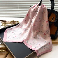 70cm Hair Print  Hot Summer Silk Feeling Scarf for Women Fashion Neck Tie Hand Bag Foulard Wrist Kerchief Shawl Wraps Hajib 4