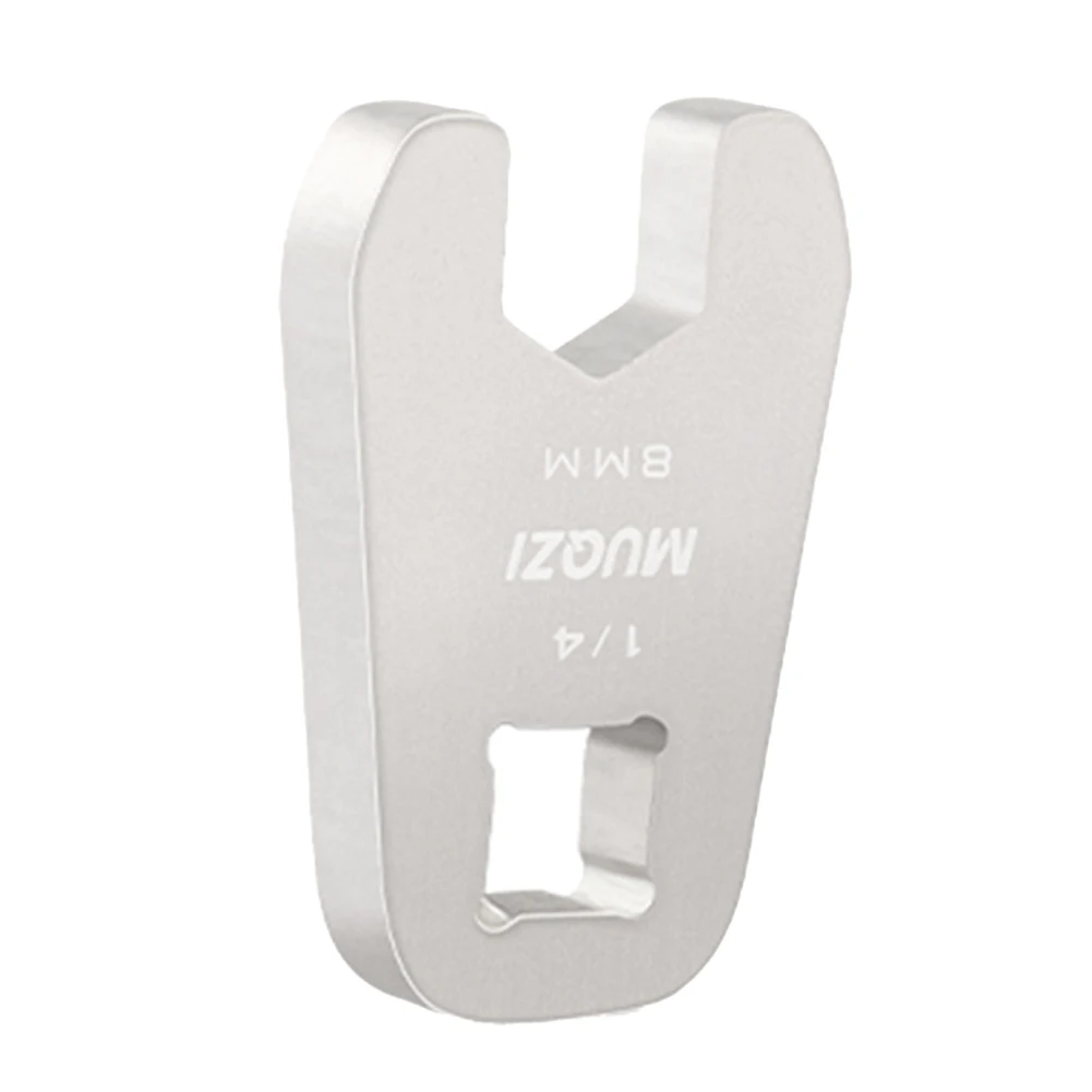 8mm Bicycle Oil Pipe Torque Wrench Opening Head Road Bike Torsions Wrench Replacement Steel for 1/4 Head Torque Wrench