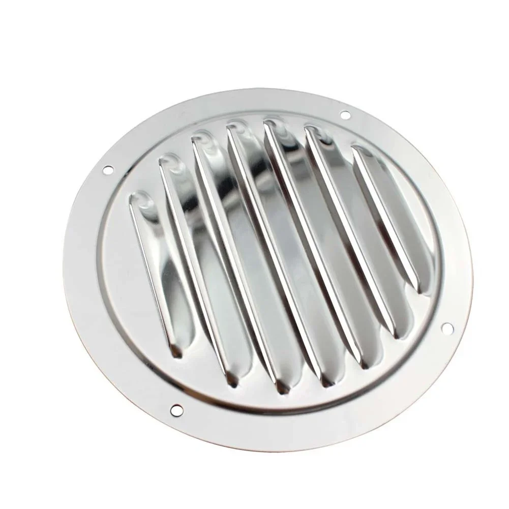 Stainless Steel Air Vent Grille Round Ventilation Grille Louver Air Outlet Conditioner Heating & Cooling Systems Vent