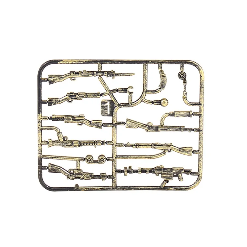 Ww2 Military Sniper Army Soldier Pack Pistole Militari Armi City Police Playmobil Figure Building Block Brick Original Mini Toy