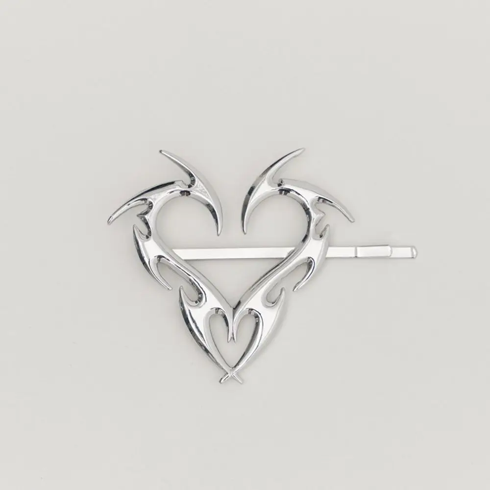 

New Shiny Hair Ornament Hair Accessories Women Barrettes Hair Clip Love Heart Hairpins