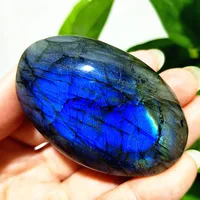 Pierre de Labradorite naturelle, pierres de palmier en cristal, jouet de guérison, cristaux Feng Shui, décoration de la maison 6