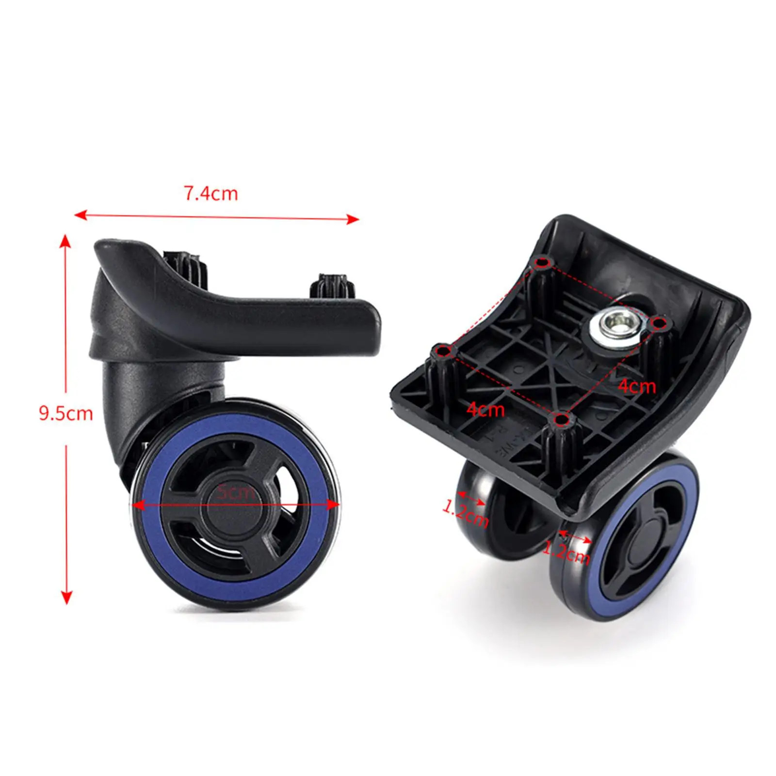 Luggage Wheel Replacement Luggage Accessories Trunk Wheels for Travel Case