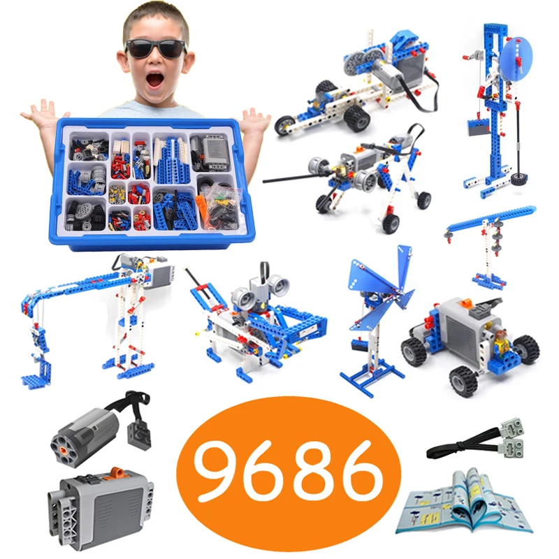 STEM Education Children School Building Block Toys 9686 Sets High-Tech ...