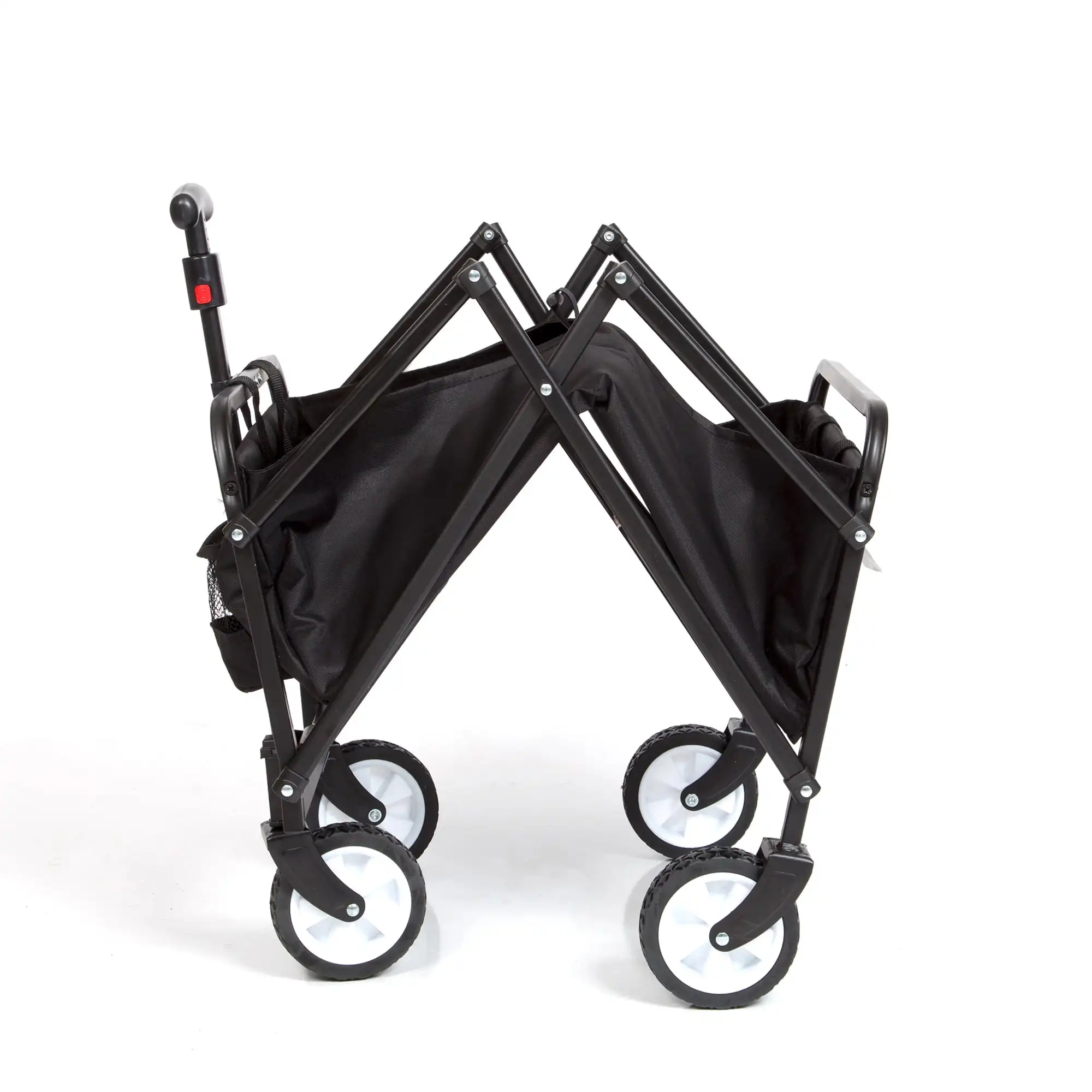 Outdoor Folding Utility Wagon, Black