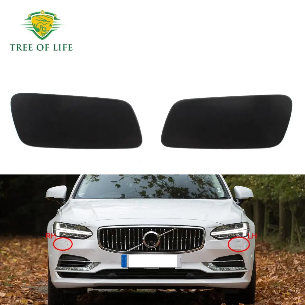 Car headlight washer nozzle cover For Volvo S90 V90 39839830 39839842 31383231