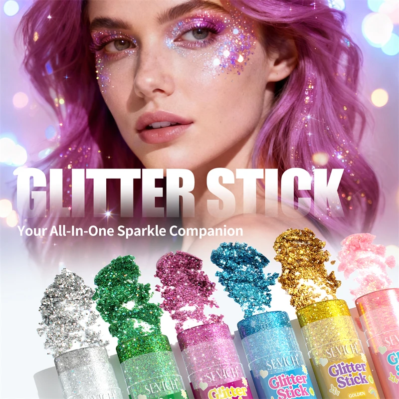 Radiant Mermaid Sequin Body & Hair Glitter Gel