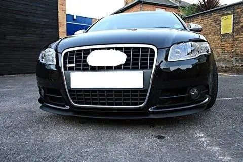 Передняя губа для Audi s4 rs4 b7 a4 универсальный спойлер бампер губ 3 шт. Бесплатная
