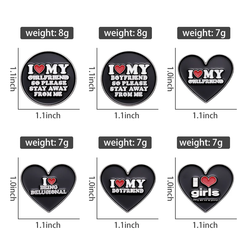 Spaß Zitate Set Emaille Pins benutzer definierte tun meine besten Broschen Revers Abzeichen anti soziale Intro vertierte Punk Goth Schmuck Geschenk für Freunde – Detail 3