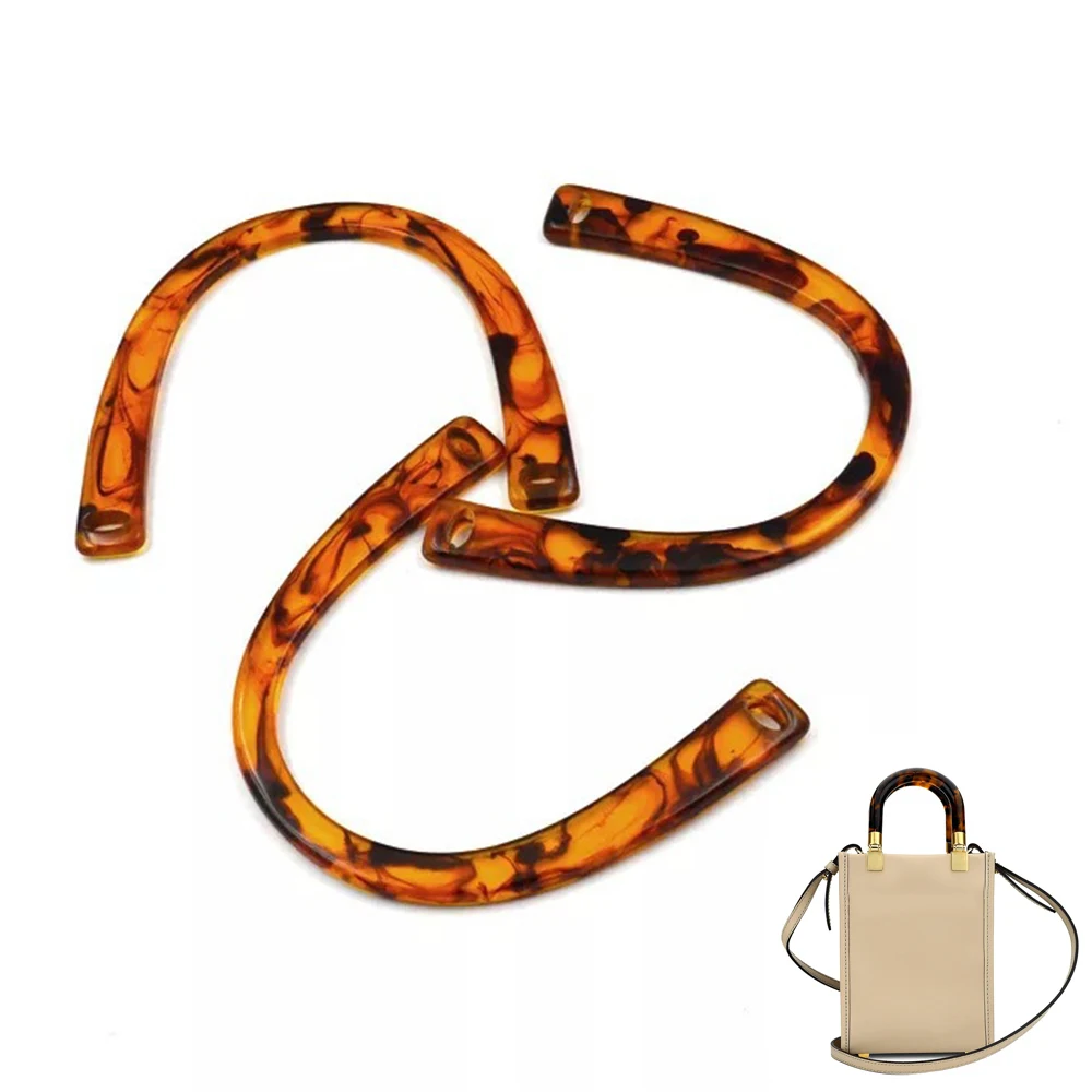 

Luggage Accessories Tote Handle Woven Bag Handle Resin Bag Handle Wrist Bag Hand U-shaped Handcraft Replacement Bag Accessories