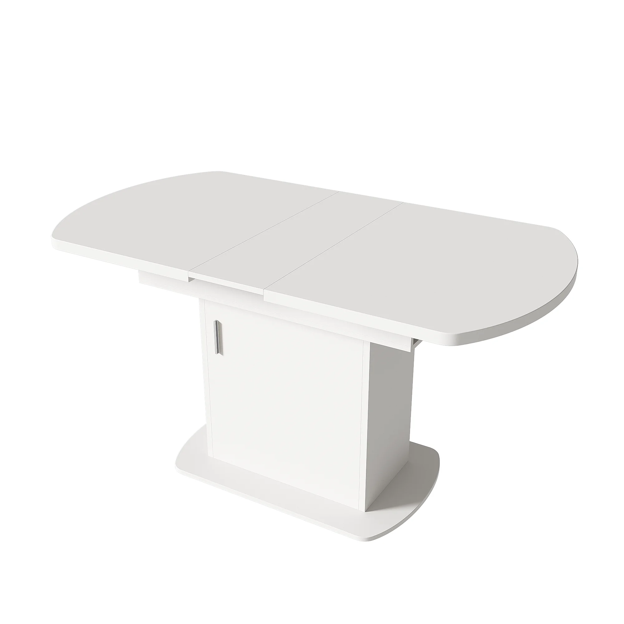 Ausziehbarer ovaler Esstisch, L110/130*W70*H75cm, Esstisch mit Stauraum, Kaffee-/Freizeittisch, moderner minimalistischer Esstisch – Detail 9